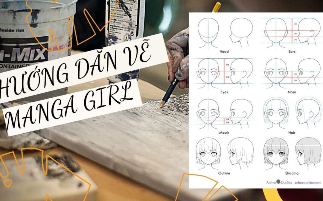 Hướng dẫn vẽ Manga Girl