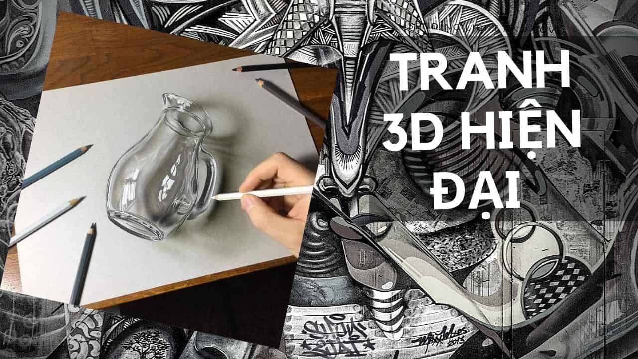 Học Cách Vẽ Hình 3D Đơn Giản Trên Giấy Với Nhiều Tài Liệu Ý Tưởng