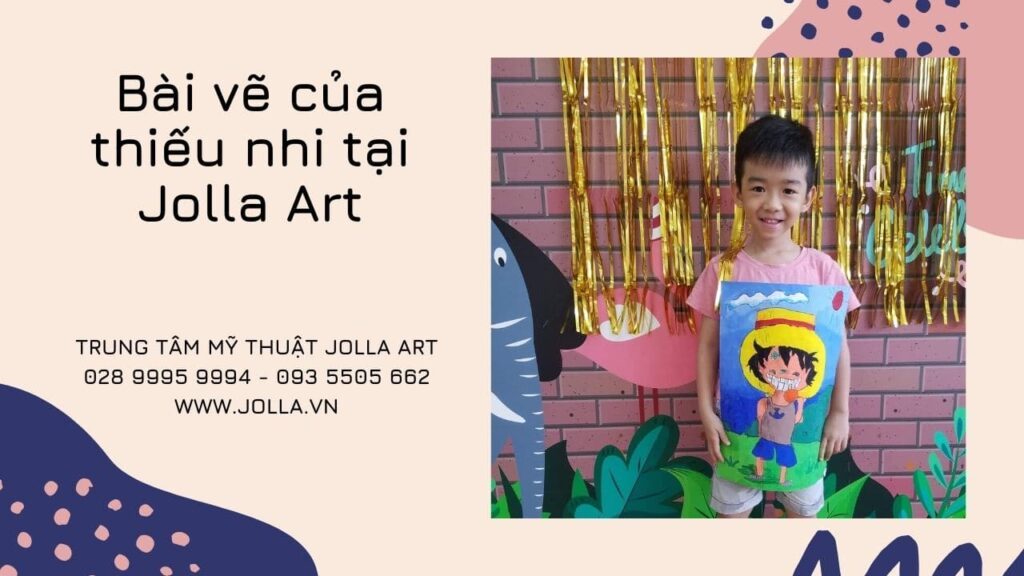 Bài vẽ của thiếu nhi tại Jolla Art