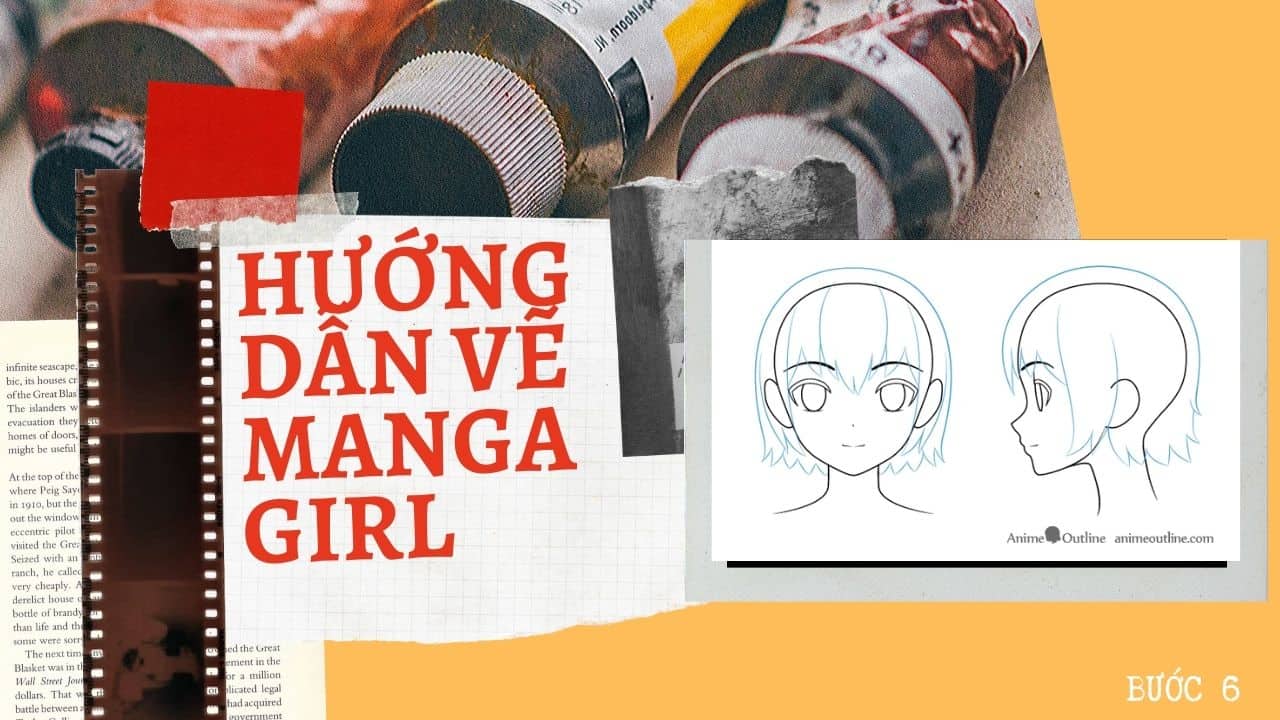 Hướng dẫn vẽ Manga Girl 14